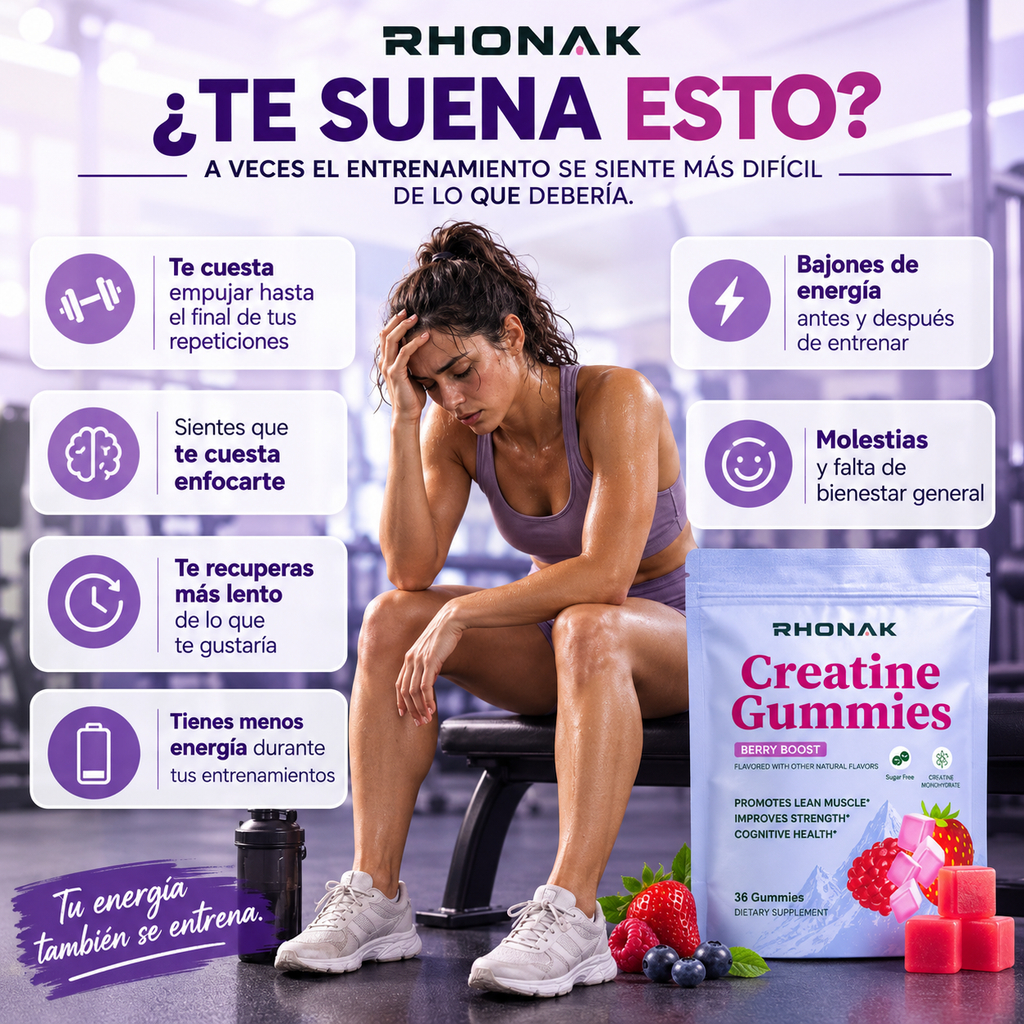 Suplemento de creatina en gomitas – 36 unidades