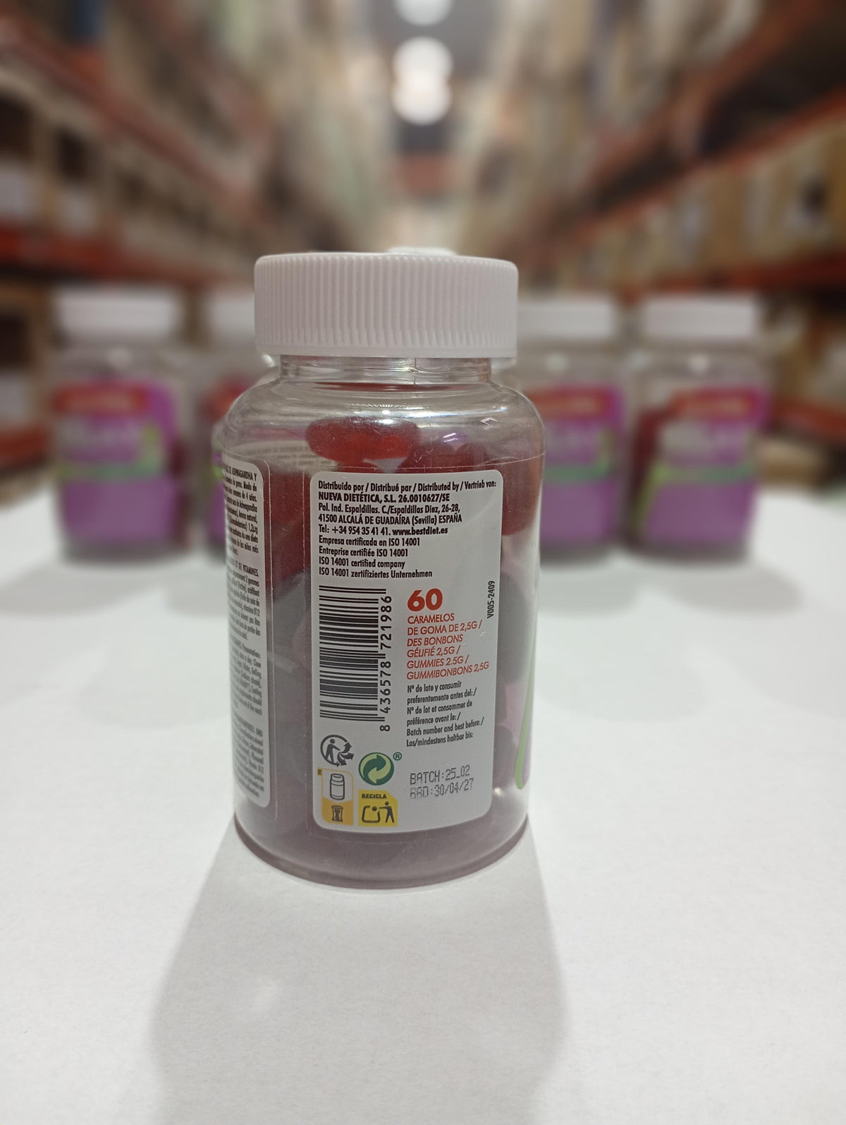SUP Gominolas Relax 60 Unidades – Sueño Reparador y Antiestrés Natural