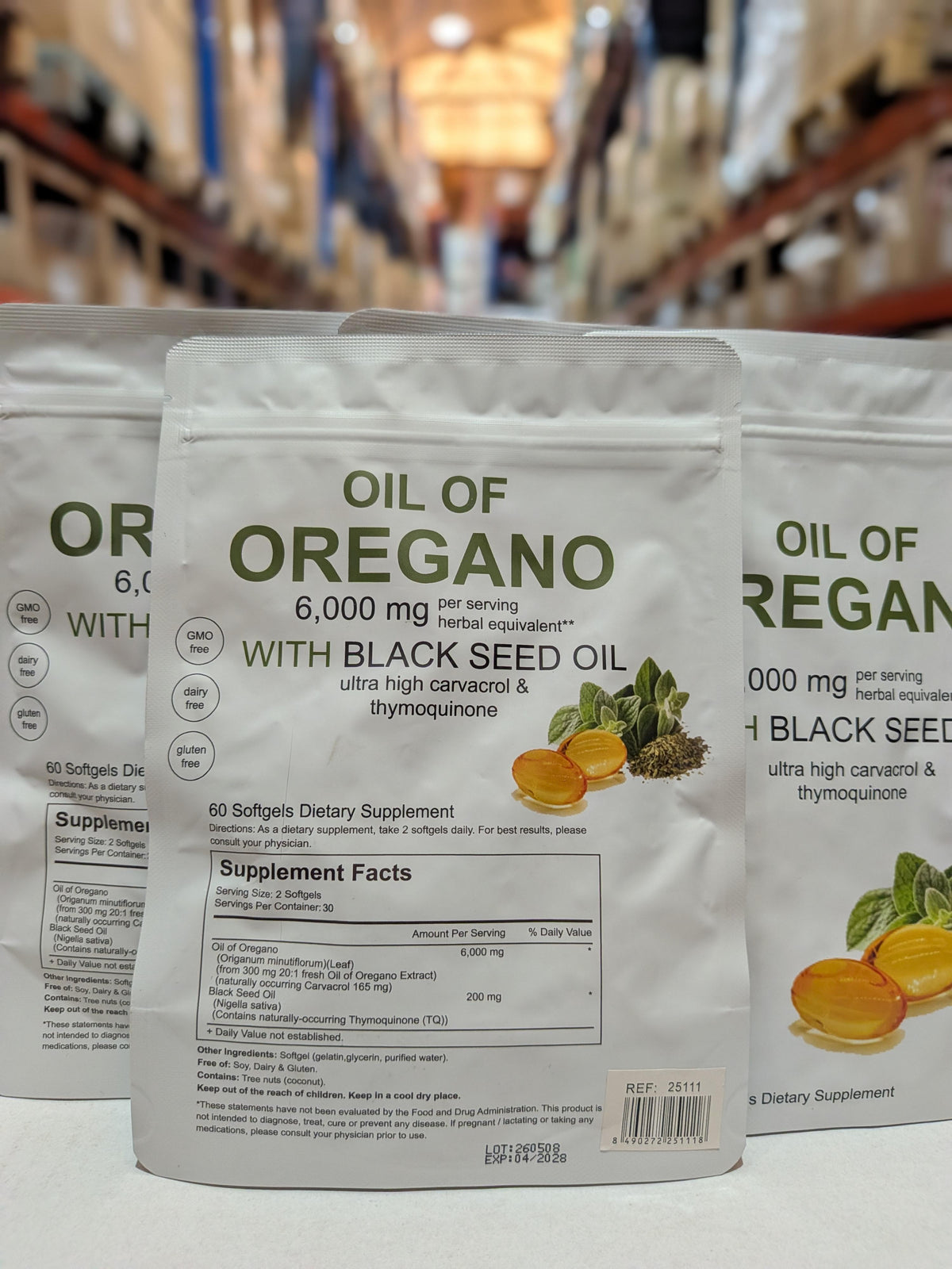 Cápsulas de aceite de orégano (60 cápsulas)